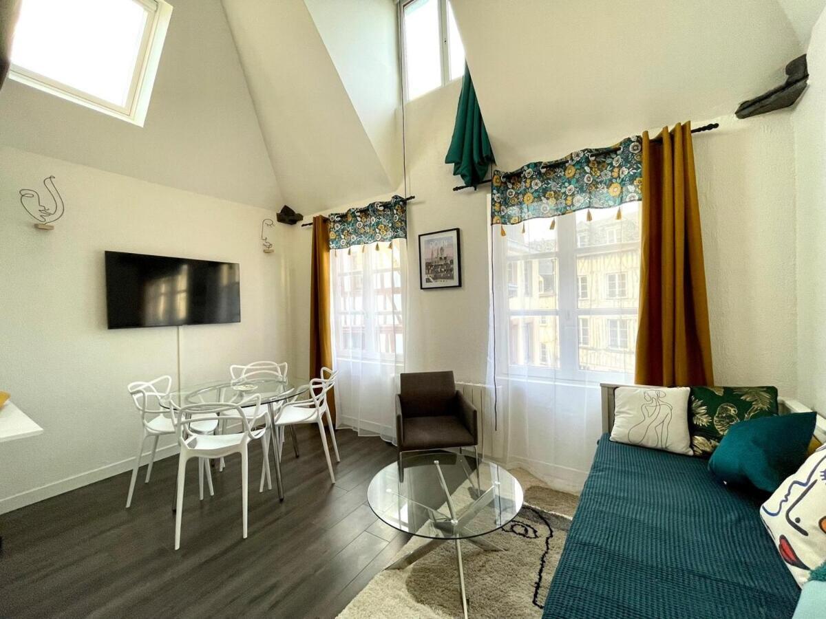 Le 1731, Rouen Coeur D'Histoire, Superbe Duplex Daire Dış mekan fotoğraf
